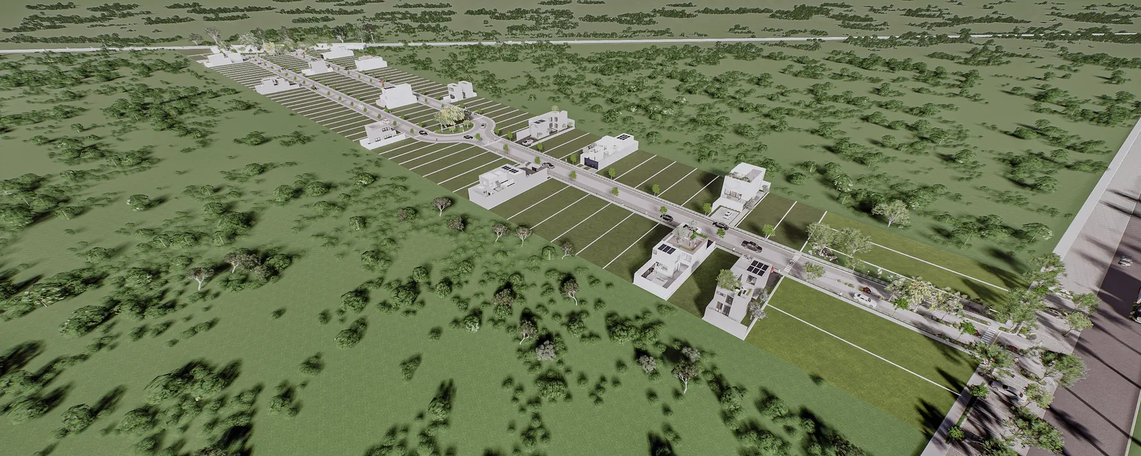 Vista aérea Valle San Nicolás, desarrollo residencial en Autlán de Navarro Jalisco